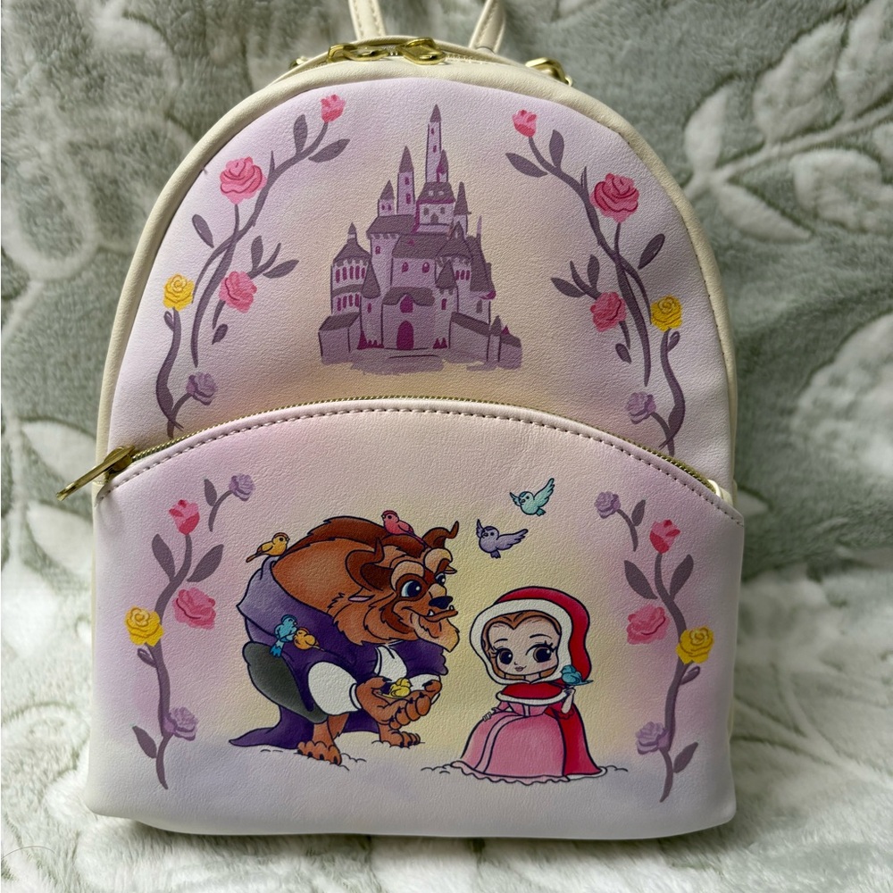 Loungefly Beauty and the Beast mini backpack